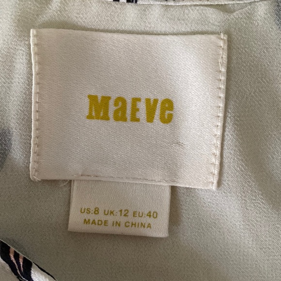 Anthropologie Maeve Silk On the Town Tiered Ruffle Top - 8 - Picture 9 of 12